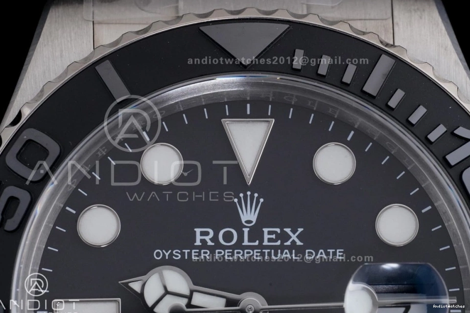SH Titanium Edition Titanium 1:1 1206 On Yacht-Master EyeCatching 226627 Dial Clean Bracelet Best Black 0805